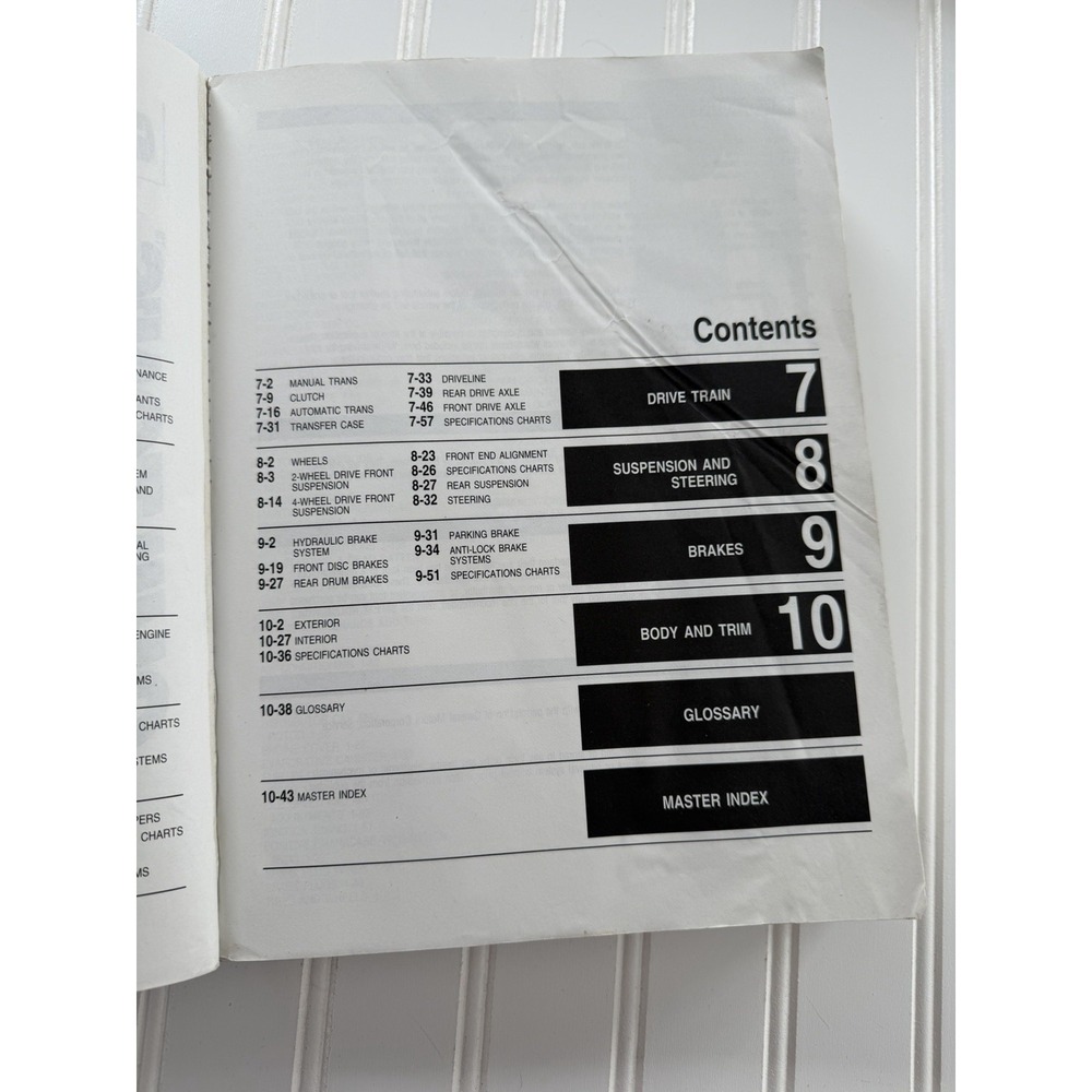 Chilton General Motors Astro Safari 1985-96 Repair Service Manual 28100 - Picture 4 of 4